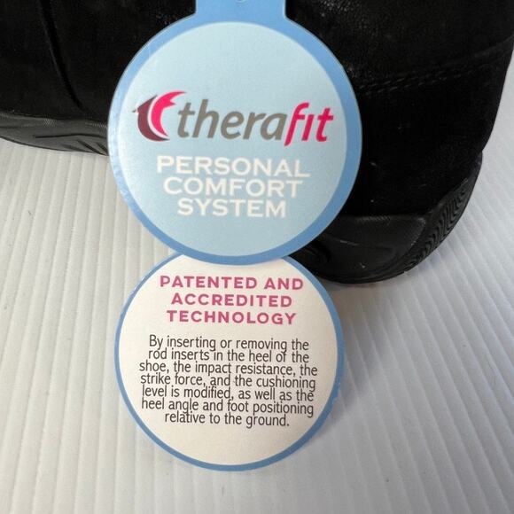 New Therafit Nadia Women Ankle Boot Bootie Black Comfort Cushion EU 38 US 7.5-8 - Picture 7 of 12